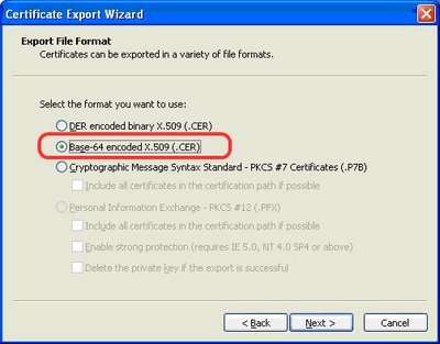 certificate-export