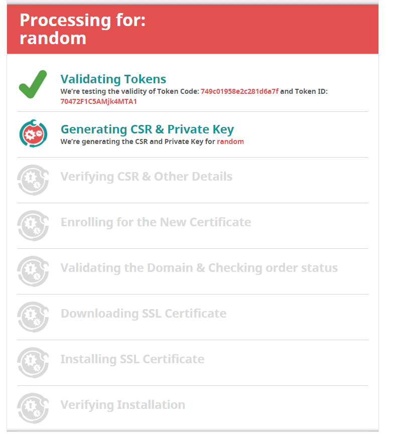 AutoInstall SSL Processing