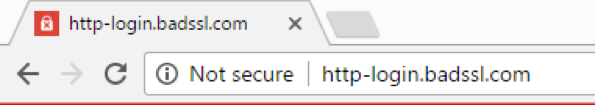 warning about insecure login pages, chrome 56, firefox 51