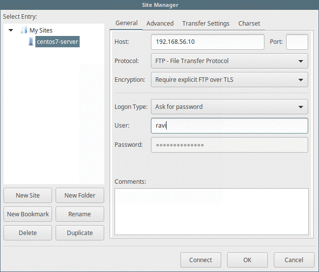 SSL Setting on FTP