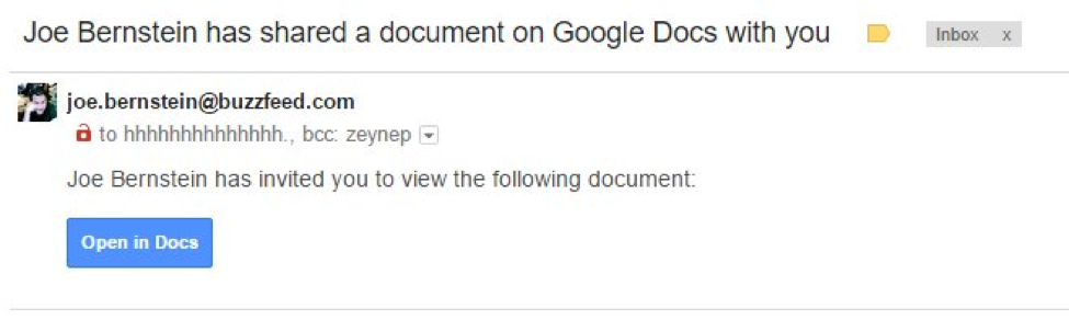 Google Docs OAuth Phishing