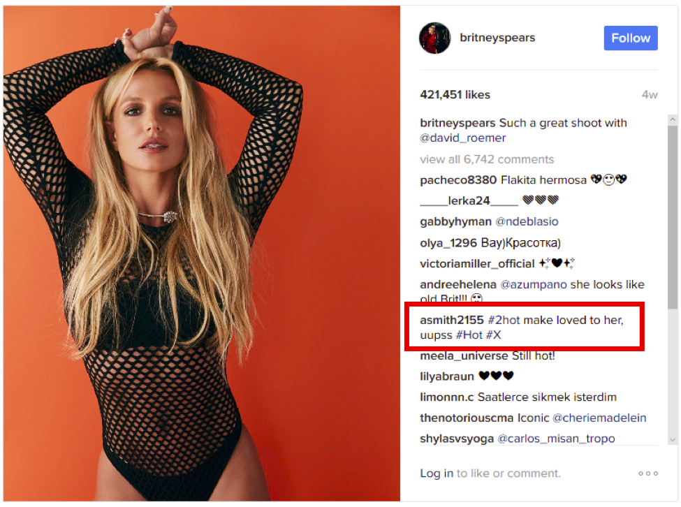 britney spears instagram malware