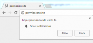 Google Permissions Warning