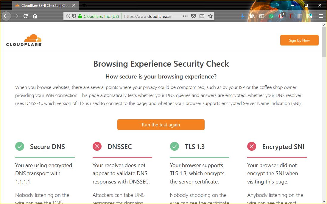 Mozilla Firefox DNS-over-HTTPS