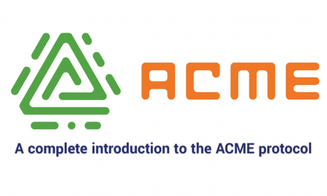 Feature image showing a recolored ACME protocol IETF logo