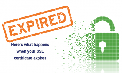 This is what happens when your SSL certificate expires