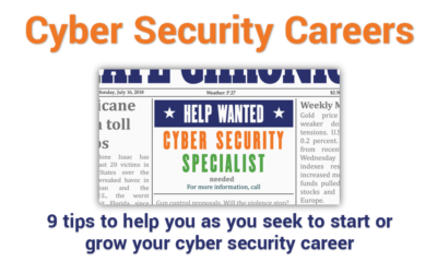 Fire Up Your Cyber Security Career with These 9 Job-Related Tips