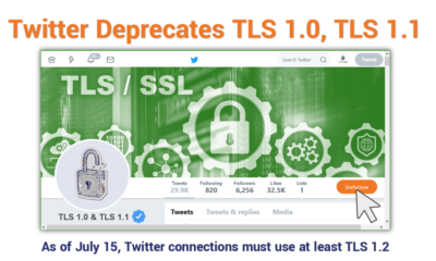 Twitter will deprecate support for TLS 1.0, TLS 1.1 on July 15