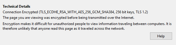 AES encryption with 128-bit key.