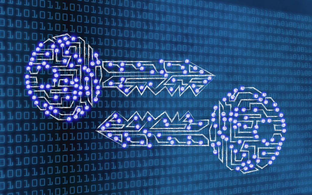 Graphic representing digital encryption keys