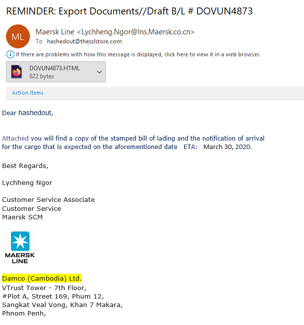 Phishing-email-sample-1 microsoft office 365 - Kratikal Blogs