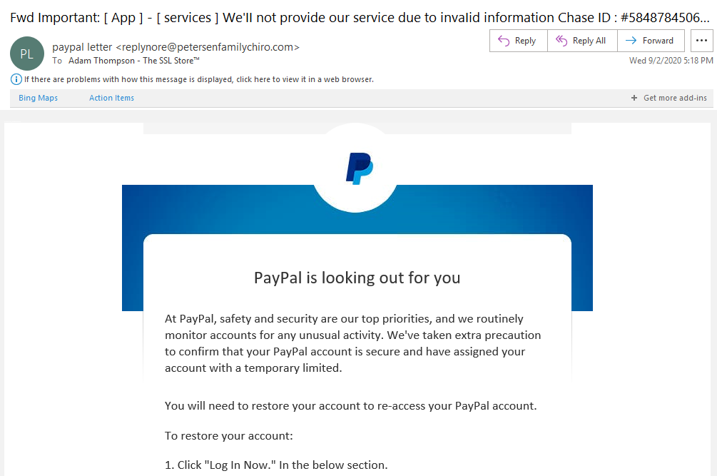 Re Hashed Phishing Email Examples The Best Worst Hashed Out By The Ssl Store