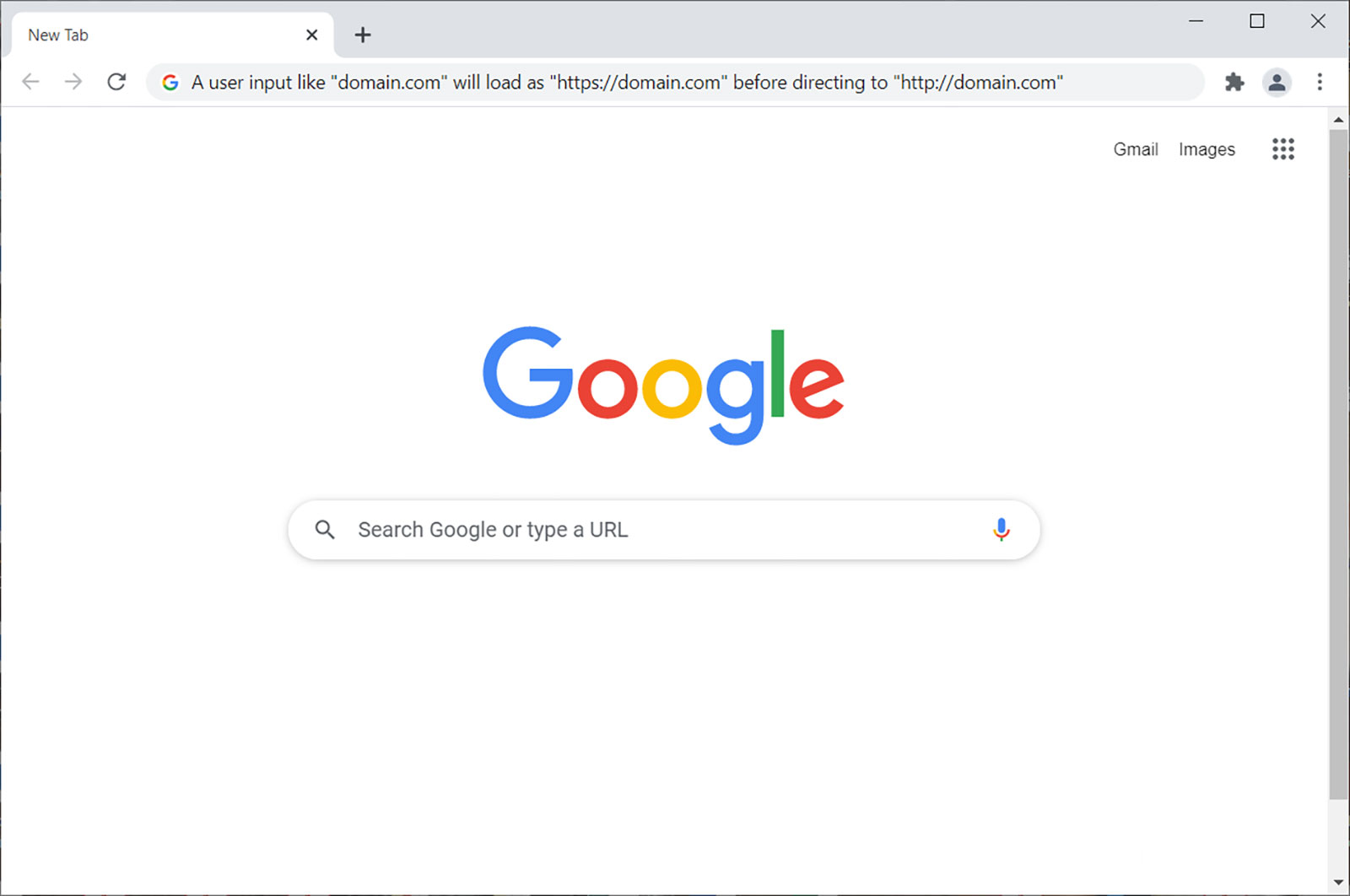 beoefenaar vleugel ga verder Chrome HTTPS Update: Chrome 90 to Use HTTPS for Incomplete URLs - Hashed  Out by The SSL Store™