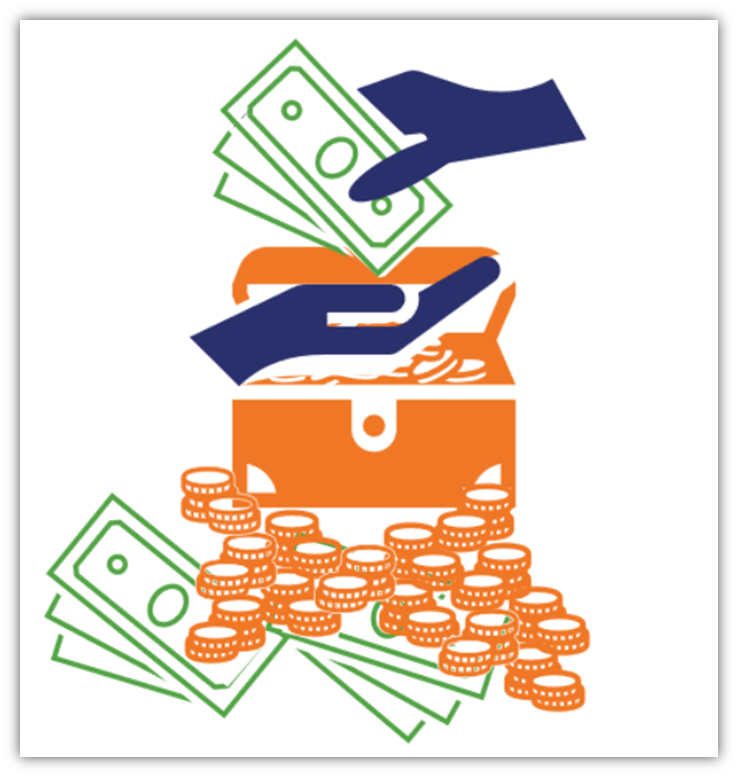 how to become a certificate authority graphic #3: An illustration of lots of money changing hands in terms of costs relating to becoming a public CA