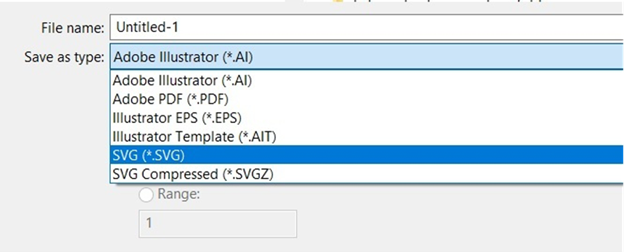 saving as svg type