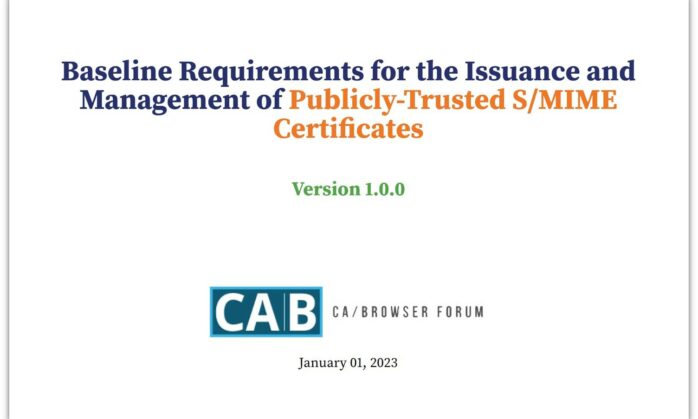 New S/MIME Standards Go Into Effect in September 2023
