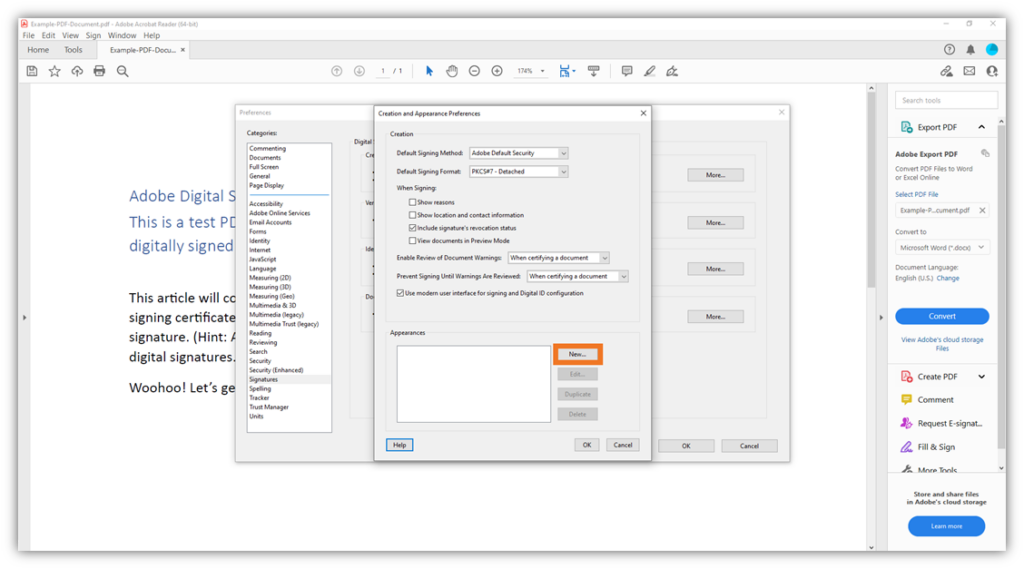 How to Create a Custom Digital Signature in Adobe Acrobat Reader - Hashed  Out by The SSL Store™