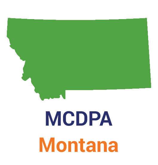 An illustration of the state of Montana that lists the MCDPAA law