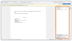 How to Sign a Word Document Using a Digital Signature Certificate ...