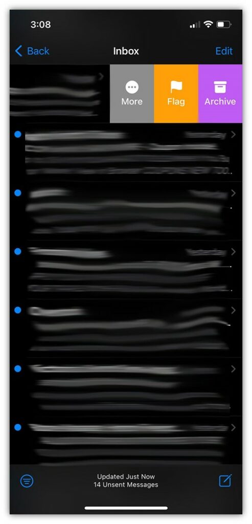 Apple Mail iOS app
