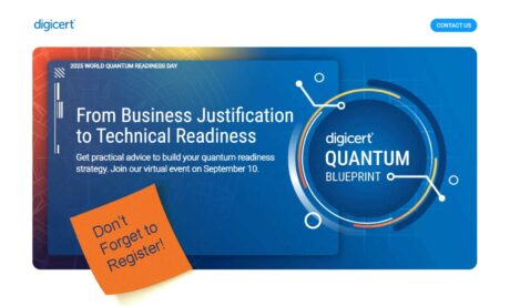 Feature image for an article about DigiCert's World Quantum Readiness Day 2025