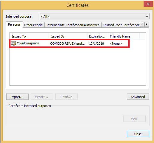 How To Download Or Export A Code Signing Certificate In Internet