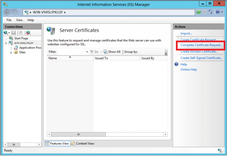 How to Install an SSL/TLS Certificate In Microsoft IIS 8 - The SSL Store™