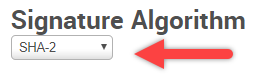 Signature Algorithm