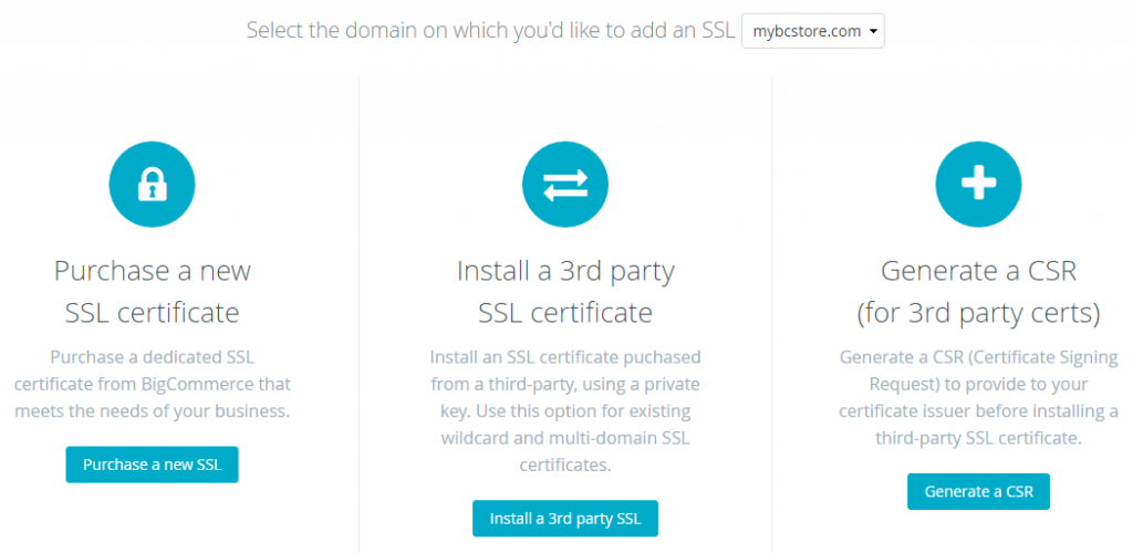 How to Install SSL/TLS Certificate on BigCommerce