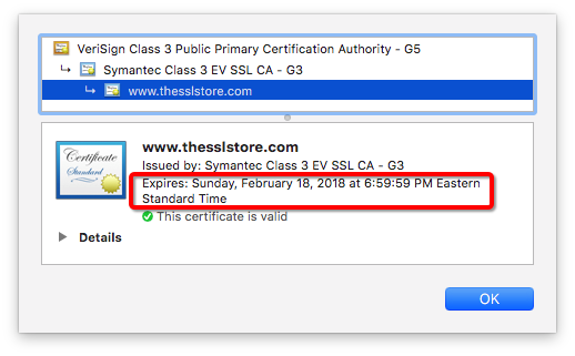 SSL Expire Date