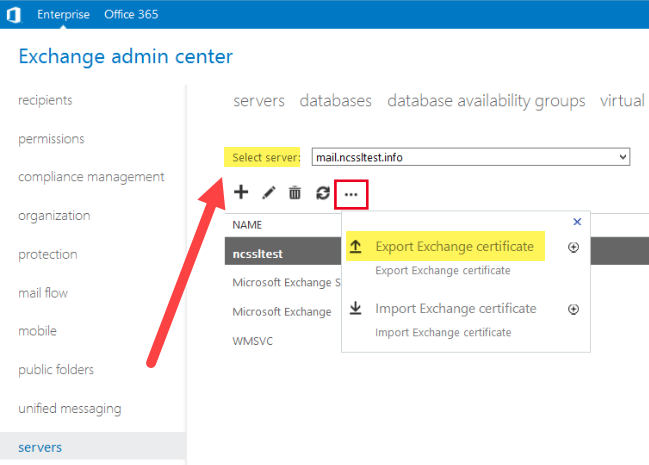 Guide To Export Import Certificate In Microsoft Exchange 2013 Eac