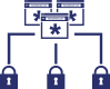 SSL certificate graphic: Multi domain wildcard SSL certificate