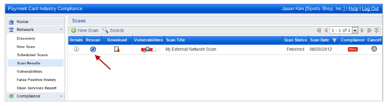 Graphic: Sectigo HackerGuardian ASV scan tool 