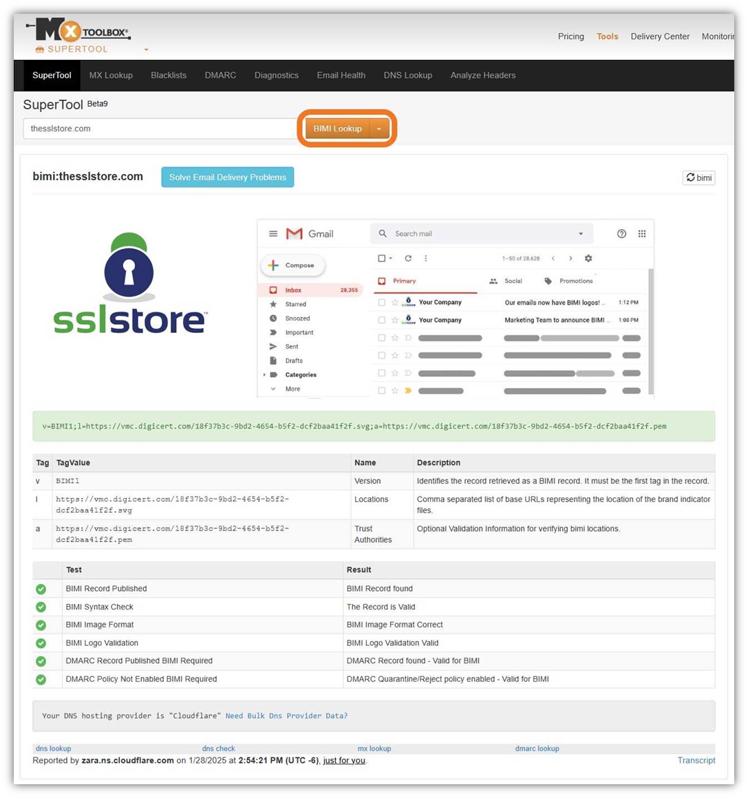 Bimi Domain Example 5 Free BIMI Checker and Inspector Tools - The SSL Store